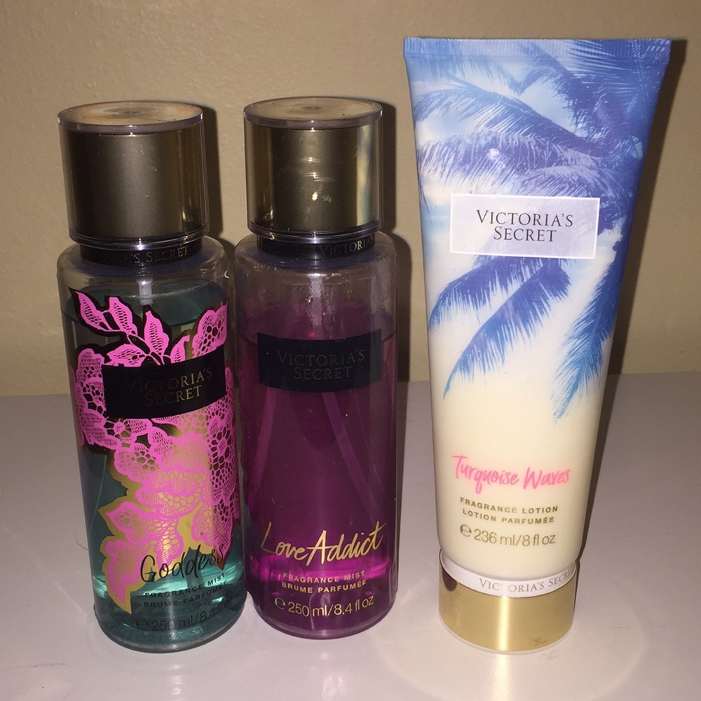 Victoria secret body mist and lotion bundle